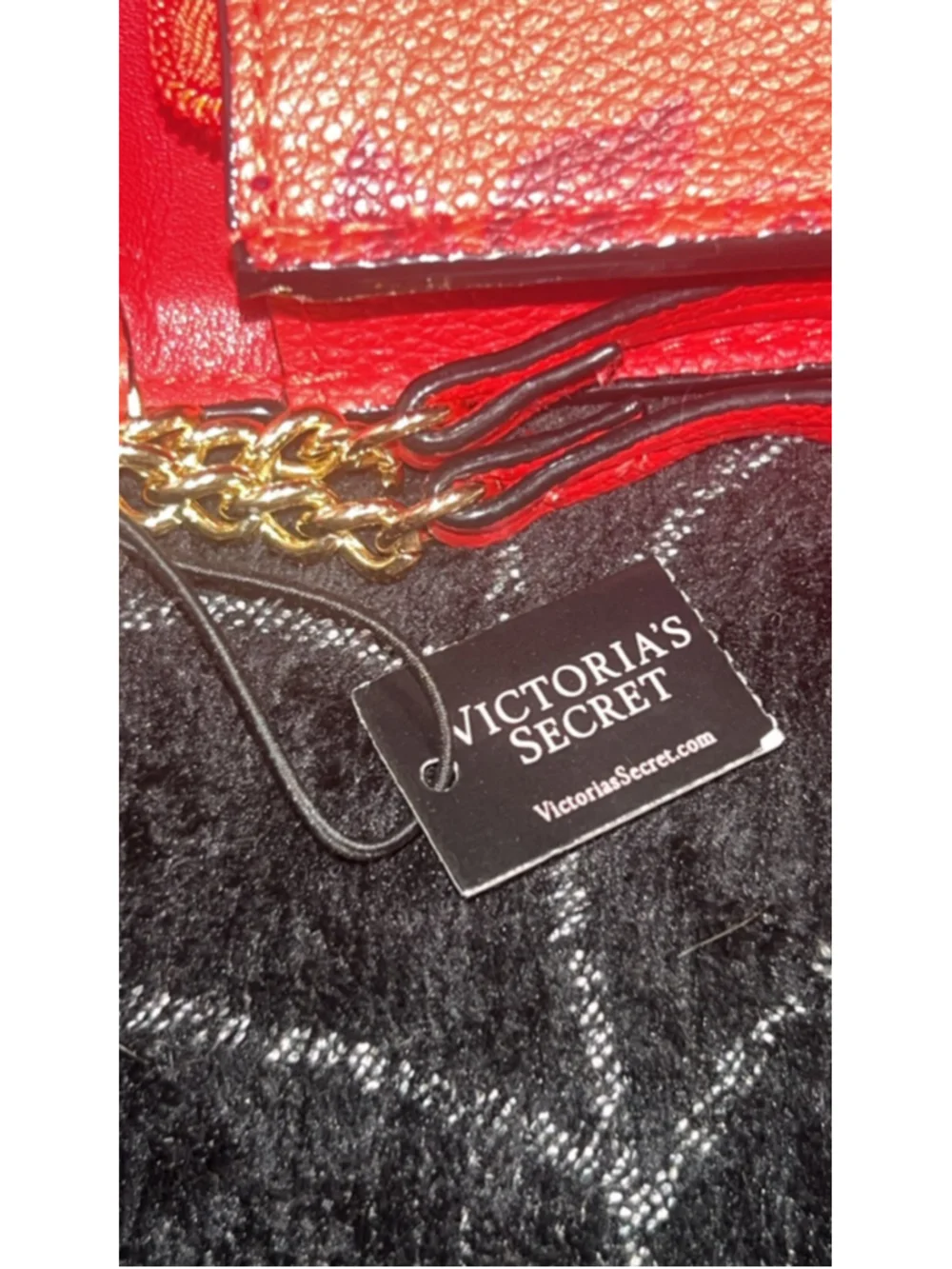 Women's Victoria's Secret mini purse One Size Red Black - Picture 8 of 8